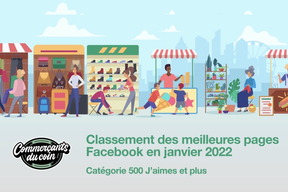 Classement Facebook - 500 J’aime - Janvier 2022